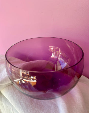 Purple Glass Bowl